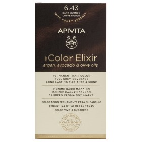Apivita My Color Elixir Νο 6.43 Βαφή Μαλλιών Μόνιμη Ξανθό Σκούρο Χάλκινο Μελί