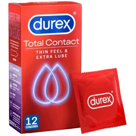 DUREX Total Contact Προφυλακτικά 12 τμχ