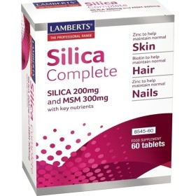 LAMBERTS Silica Complete Ειδική Φόρμουλα για την Υγεία του Δέρματος, των Μαλλιών & των Νυχιών, 60 tabs 8545-60