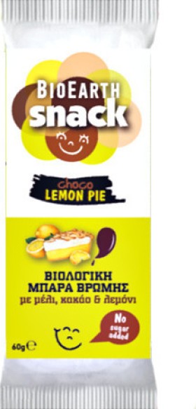 Bioearth Snack Choco Lemon Pie, 60g