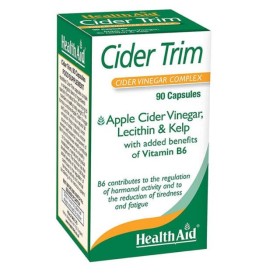HEALTH AID Cider Trim Συμπλήρωμα Αδυνατίσματος με Μηλόξυδο, 90 caps