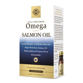 Solgar Full Spectrum Omega Salmon Oil 120 Μαλακές Κάψουλες