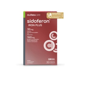 Olonea Sidoferon Iron Plus για Τόνωση της Άμυνας του Οργανισμού 30 κάψουλες