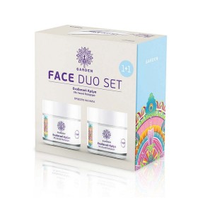 GARDEN Face Duo Πακέτο 1+1 Moisturizing Cream Ενυδατική Κρέμα Με Λευκό Νούφαρο Για Πρόσωπο & Μάτια, 2x50ml