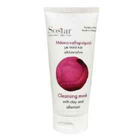 Sostar Focus Cleansing Mask Μάσκα Καθαρισμού Προσώπου Με Οργανικό Πηλό & Aλλαντοΐνη, 75ml