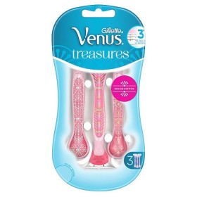 Gillette Venus Treasures Design Edition Γυναικεία Ξυραφάκια Με 3 Λεπίδες, 3 Τεμάχια