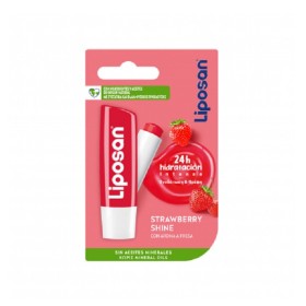 Liposan Strawberry Shine Blister Περιποιητικό Βάλσαμο Χειλιών Για 24h+ Ενυδάτωση, 4,8gr