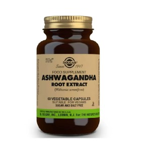 Solgar Ashwagandha Root Extract, Συμπλήρωμα για Τόνωση & Ενίσχυση του Οργανισμού, 60 Φυτικές Κάψουλες