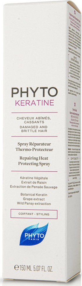 PHYTO Keratine Spray, Σπρέι Επανόρθωσης για Κατεστραμμένα & Εύθραυστα Μαλλιά 150ml