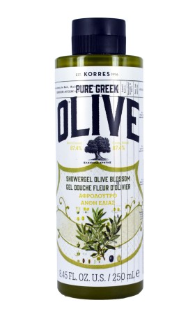 Korres Pure Greek Olive Showergel Olive Blossom Αφρόλουτρο Με Εκχύλισμα Από Άνθη Ελιάς, 250ml