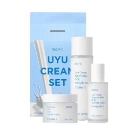 Nacific Uyu Cream Set Πακέτο Toner 150ml Ampoule 50ml & Cream 50ml