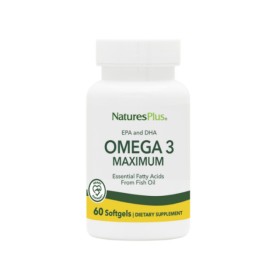 Natures Plus Omega 3 Maximum EPA & DHA 60 Mαλακές Κάψουλες
