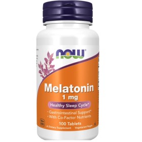 Now Foods Melatonin 1mg Μελατονίνη, 100 Κάψουλες