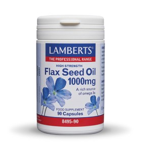 Lamberts Flax Seed Oil 1000mg Λιναρόσπορος 90 Κάψουλες 8495-90
