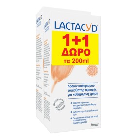  Lactacyd Classic Πακέτο Λοσιόν Καθαρισμού Ευαίσθητης Περιοχής 300ml & Δώρο 200ml