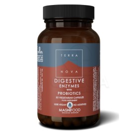 TerraNova Digestive Enzymes With Probiotics, Συμπλήρωμα Διατροφής Για Το Γαστρεντερικό, 50 caps