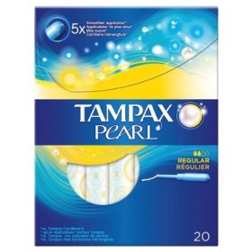 Tampax Pearl Regular, Ταμπόν με Απλικατέρ Υψηλής Απορροφητικότητας για Κανονική Ροή, 20τμχ