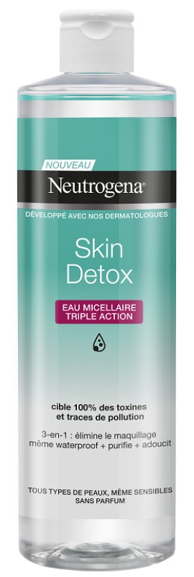 NEUTROGENA® Skin Detox 3 σε 1 Micellar Νερό καθαρισμού, 400ml