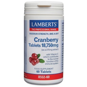 Lamberts Cranberry Tablets 18,750mg Κράνμπερι για την Υγεία του Ουροποιητικού, 60caps 8552-60