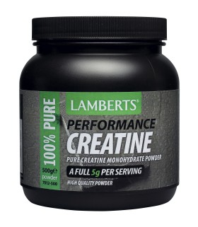 Lamberts Creatine Performance Powder Κρεατίνη σε Σκόνη 500gr 7012-500