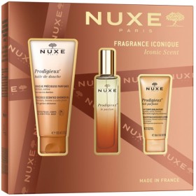 Nuxe Πακέτο Iconic Scent Prodigieux Άρωμα 30ml & Αφρόλουτρο 100ml & Λοσιόν Σώματος 30ml