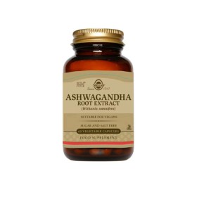 Solgar Ashwagandha Root Extract Συμπλήρωμα Διατροφής Για Τόνωση & Ενίσχυση Του Οργανισμού, 60 Φυτικές Κάψουλες
