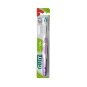 Gum Activital Ultra Compact 585 Soft Οδοντόβουρτσα Μαλακή Μωβ 1τμχ