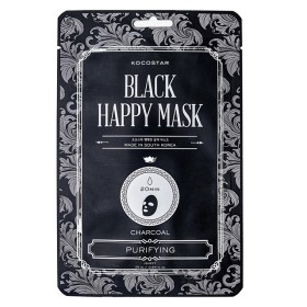 Kocostar Black Happy Mask Μάσκα Καθαρισμού Προσώπου Με Άνθρακα, 1 Τεμάχιο