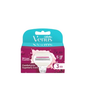 Gillette Venus ComfortGlide Sugarberry Ανταλλακτικές Κεφαλές Ξυρίσματος 3τμχ