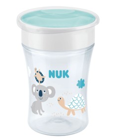 Nuk Magic Cup Με Χείλος & Καπάκι Πράσινο/Κοάλα 8m+, 230ml (10.751.138)