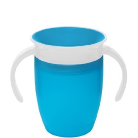 MUNCHKIN Εκπαιδευτικό Κύπελλο 360° 6m+ Με Λαβές Μπλε Miracle Cup (01209404), 207ml