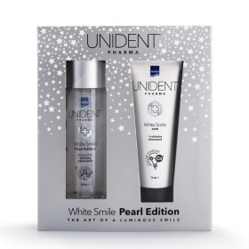 Intermed Πακέτο Unident White Smile Pearl Edition Mouthwash 100ml & Toothpaste 75ml