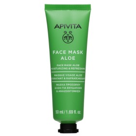 Apivita Face Mask With Aloe Μάσκα Προσώπου Για Ενυδάτωση Με Αλόη 50ml