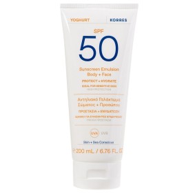 Korres Yoghurt Sunscreen Emulsion for Face & Body SPF50 Αντηλιακό Γαλάκτωμα Προσώπου & Σώματος, 200ml