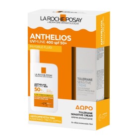 La Roche Posay Πακέτο Anthelios UVMune 400 Invisible Fluid SPF50+ 50ml & Δώρο Toleriane Sensitive Cream 15ml