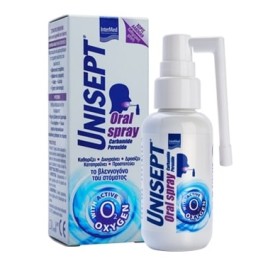 INTERMED Στοματικό Εκνέφωμα για την Υγιεινή Φροντίδα της Στοματικής Κοιλότητας, Unisept Oral Spray With Carbamide Peroxide, 50ml