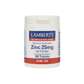 LAMBERTS Zinc 25 mg Citrate, Συμπλήρωμα Ψευδάργυρου, 120 ταμπλέτες 8286-120