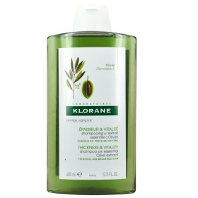 KLORANE Anti-Age d Olivier Shampoo, Ελιά Αντιγήρανση Μαλλιών Σαμπουάν με καθαρό εκχύλισμα ελιάς της Πελοποννήσου, 400ml