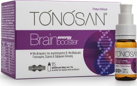 UniPharma Tonosan Brain Energy Booster Συμπλήρωμα για την Μνήμη 7ml, 15x7ml