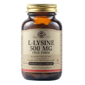 Solgar L-Lysine 500mg Λυσίνη Με Αντιοξειδωτικές Ιδιότητες, 50 Φυτικές Κάψουλες