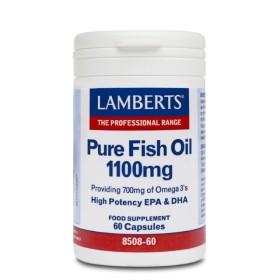Lamberts Pure Fish Oil 1100mg Ωμέγα 3 Ιχθυέλαιο 60 Κάψουλες 8508-60