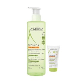 A-Derma Exomega Control Πακέτο 2in1 Emollient Cleansing Gel 400ml & Δώρο Emollient Cream 50ml