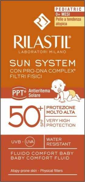 RILASTIL Sun System Baby Comfort Fluid SPF50+ Λεπτόρρευστο Αντηλιακό Γαλάκτωμα Προσώπου Για Βρέφη & Παιδιά, 50ml