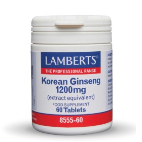 Lamberts Korean Ginseng 1200mg 60 Ταμπλέτες 8555-60