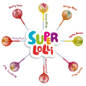 Garden Γλειφιτζούρι Super Lolli σε 8 Γεύσεις Τυχαία Επιλογής 1 τμχ