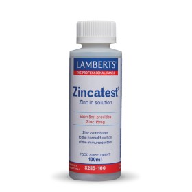 Lamberts Zincatest 15mg  Διάλυμα Θειικού Ψευδαργύρου 100ml 8285-100