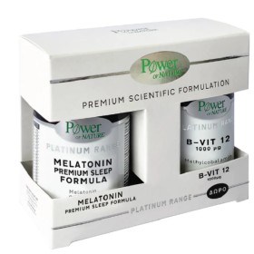 Power Health Πακέτο Platinum Range Melatonin Sleep Formula, 30 κάψουλες & Δώρο B-Vit 12 1000mg, 20 δισκία
