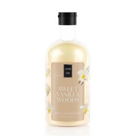 Lavish Care Bath & Shower Gel Sweet Vanilla Woods Αφρόλουτρο Σώματος Με Άρωμα Βανίλια & Σανδαλόξυλο, 500ml