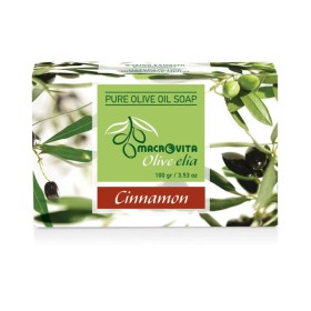 Macrovita Pure Olive Oil Soap Φυσικό Σαπούνι Ελαιολάδου Κανέλα 100gr