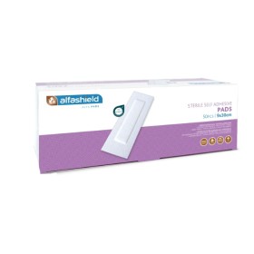 Alfashield Self Adhesive Pads Αποστειρωμένα Αυτοκόλλητα Επιθέματα 9x30cm 50τμχ